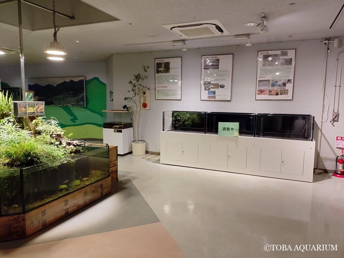 新しい水槽になりますよ！