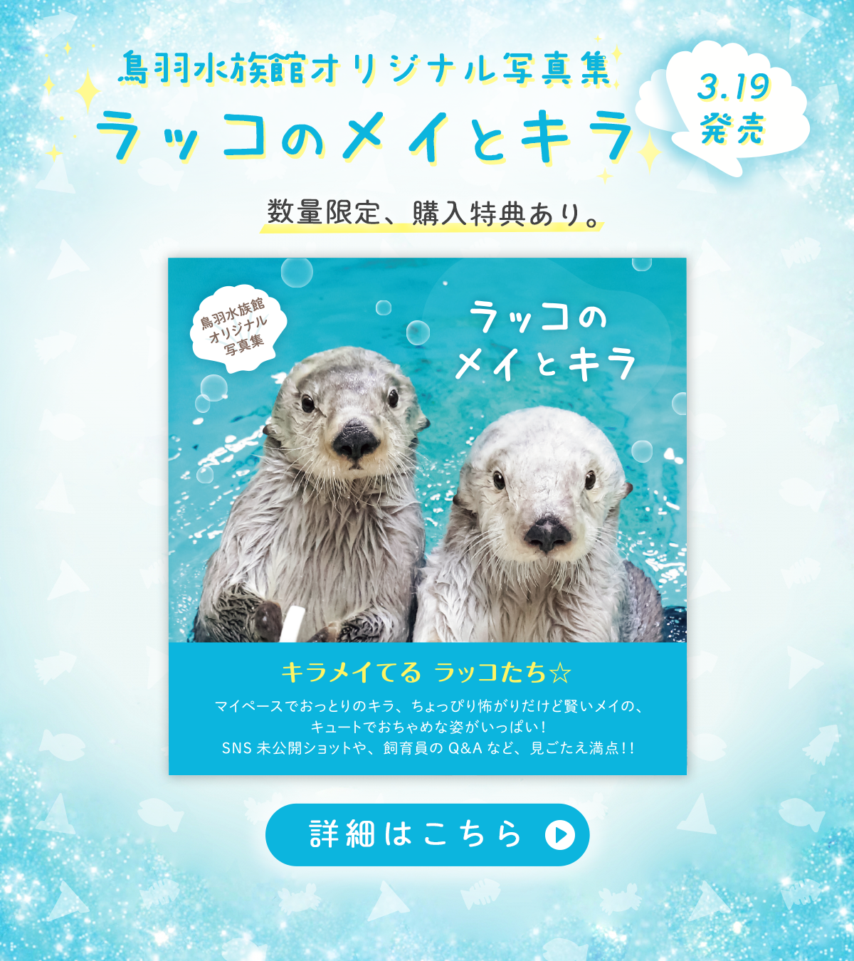 鳥羽水族館立体コレクションpart1水の回廊&海獣王国と小さな仲間